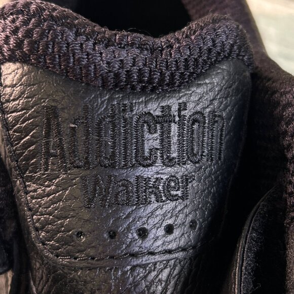 Brooks Addiction Walking Shoes Mens 13 Black Leather Hook & Loop Casual Sneaker main image 12